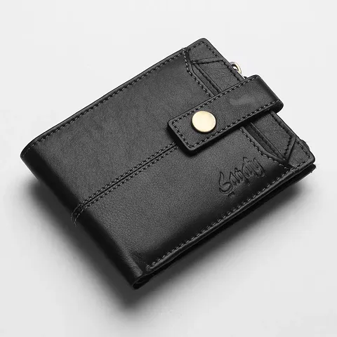Stylish Leather Textured Two Fold Wallets For Men