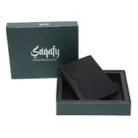 Stylish Black Leather Solid Card Holder For Men-thumb4