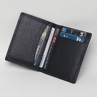 Stylish Blue Leather Solid Card Holder For Men-thumb1