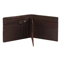 Genuine Leather Formal, Casual, Trendy RFID Protected Brown Wallet For Men & Boys (6 Card Slot / Coin Pocket))-thumb4