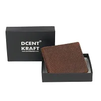 Elegant Coffee Leather Two Fold Wallet For Men-thumb2