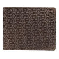 Elegant Coffee Leather Two Fold Wallet For Men-thumb1