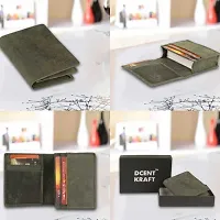 Leather Wallet For Men, Genuine Leather RFID Blocked Card Holder For Women-thumb2