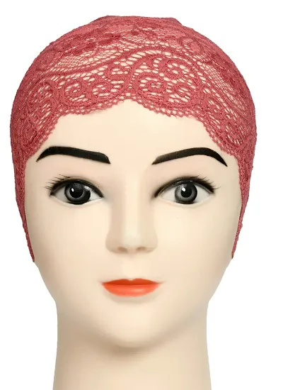 Stylish Net Self Pattern Hijab Head Band for Women