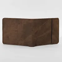 Designer Casual Brown PU Wallet for Men, Coin pocket Trendy Denim  Wallet for Gift-thumb3