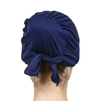 Under Hijab Scarf, Head Scarf For Women, Stretchable Designer Head Scarves for Girls, Comfortable inner Hijab Navy Blue Cap-thumb2