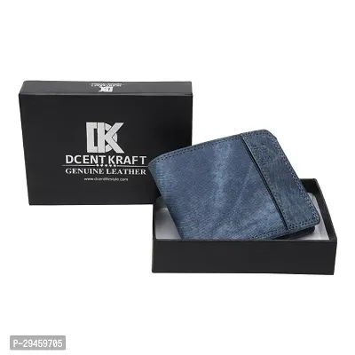 PU Blue Wallet for Men-thumb2