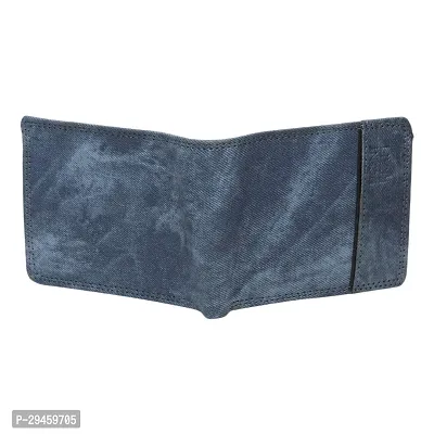 PU Blue Wallet for Men-thumb3