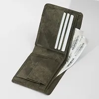 PU Dark Green Wallet for Men-thumb3