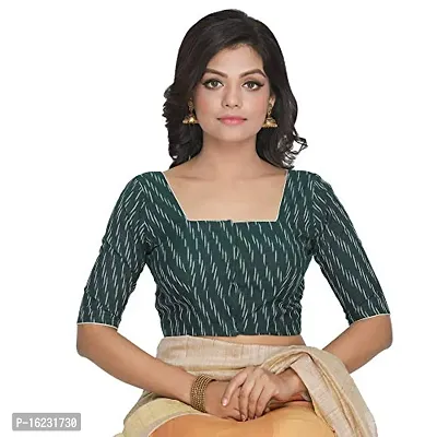 Stylish Women Cotton Blend Stitched Blouse