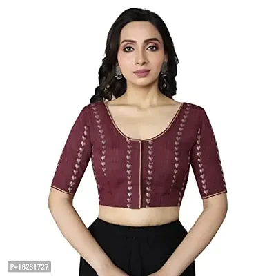 Stylish Women Cotton Blend Stitched Blouse