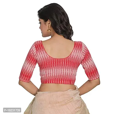 Stylish Women Cotton Blend Stitched Blouse-thumb3