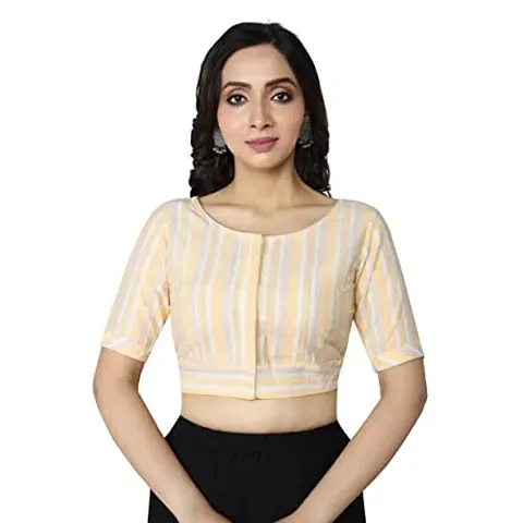 Hot Selling Cotton Blend Stitched Blouses 
