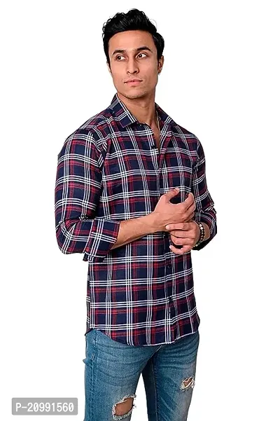 Reliable Multicoloured Cotton Printed Long Sleeves Casual Shirts For Men-thumb0