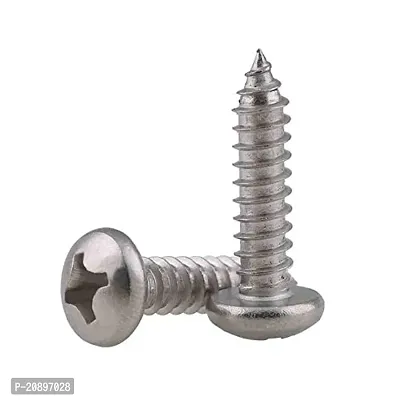 10Mm Phillips Head Hybrid Head Nickel Coated Self Tapping Screw 50 Pcs