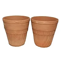 odishabazaar Clay Lassi set ( Brown ) - Set of 6-thumb2