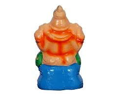 B S NATURAL Kacchi Mitti Colourful Ganesha Idol-thumb2