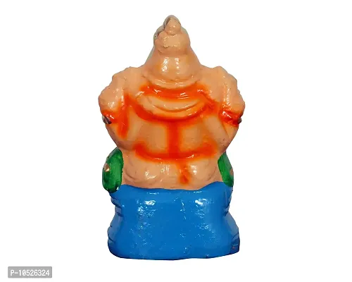 B S NATURAL Kacchi Mitti Colourful Ganesha Idol-thumb3