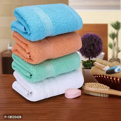 Hand Towels Set of 4 Piece Multicolor Napkins-thumb0
