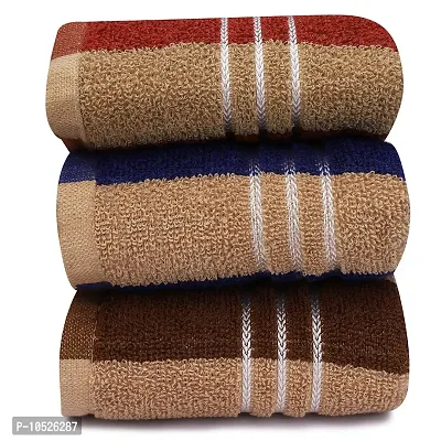 B S NATURAL Hand Towels, Gym & Workout Towels(3 Pieces, Multi Colors)