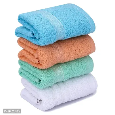 Hand Towels Set of 4 Peice for Kitchen, Multicolor Napkins-thumb0
