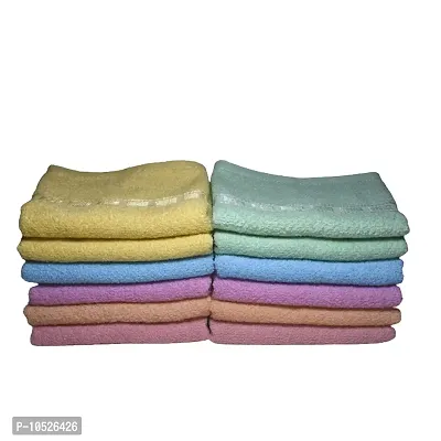 Hand Towels Set of 12 Peice for Kitchen, Multicolor Napkins