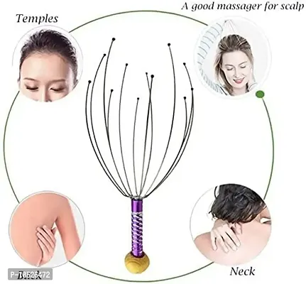 Head Scalp Massager Hand Held, Relieves Stress-thumb3