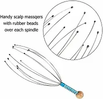 Manual Head Massage Hand Held Scalp Oil Massager 1 PC-thumb1