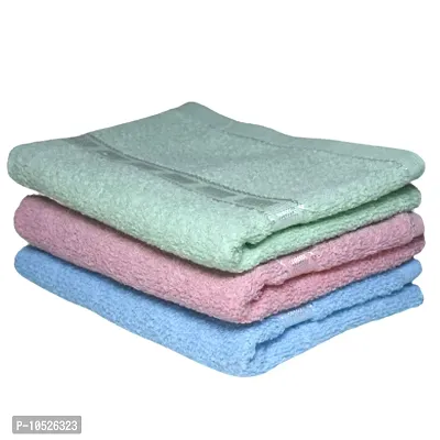 Hand Towels Set of 3 Piece for Kitchen, wash Basin & Gym, Soft & Super Absorbent, Multicolor