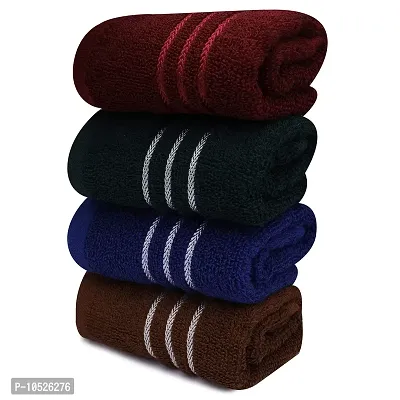 B S NATURAL Hand Towels, Gym & Workout Towels(4 Pieces, Multi Colors)-thumb2