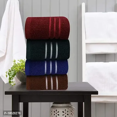 B S NATURAL Hand Towels, Gym & Workout Towels(4 Pieces, Multi Colors)-thumb4