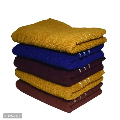 Hand Towels Set of 5 Peice for Kitchen, Multicolor Napkins-thumb0