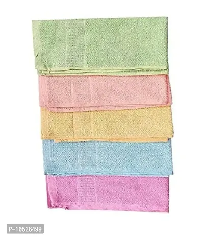 Hand Towel 5 pcs Solid Best for Kitchen Purpose| Gym| Travelling etc.-thumb0