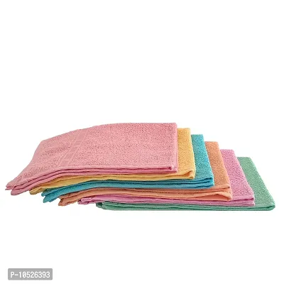 Hand Towel 7 pcs Solid Best for Kitchen Purpose| Gym| Travelling etc.-thumb0