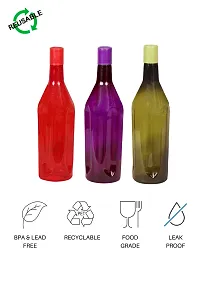 Useful Plastic Water Bottles- Pack Of 6, 1 Litre Each-thumb3