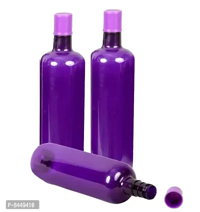 Elegant 1 ltr Water Bottles, Set of 3, Violet, ITALIA-thumb2