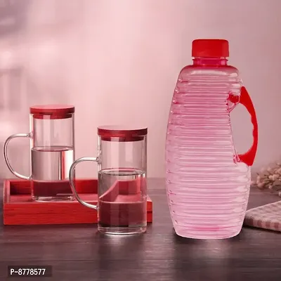 Stylish Jugs / Water Bottles, 1.3 L, RED , 1 piece-thumb0