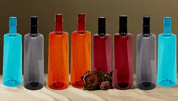 Elegant 1 ltr Water Bottles, Set of 4, MULTICOLOR, Frost-thumb4