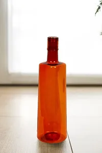 Stylish 1 ltr Water Bottles, Set of 6, Orange  Blue, Frost-thumb1