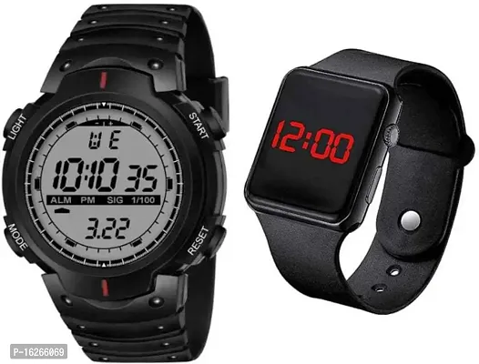 TIMEMORE TX BLACK COMBO TX BLACK Automatic BLACK Strap COMBO Men Digital Watch - For Men Digital Watch  - For Boys