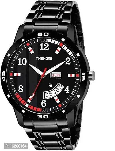 TIMEMORE TM291G Fully black Attractiv Stylish Analog Quartz Analog Watch  - For Men