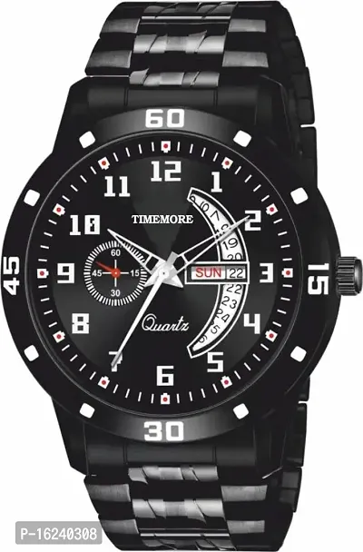 TIMEMORE Analogue Display with Exclusive Design Day and Date Analog Watch - For Men