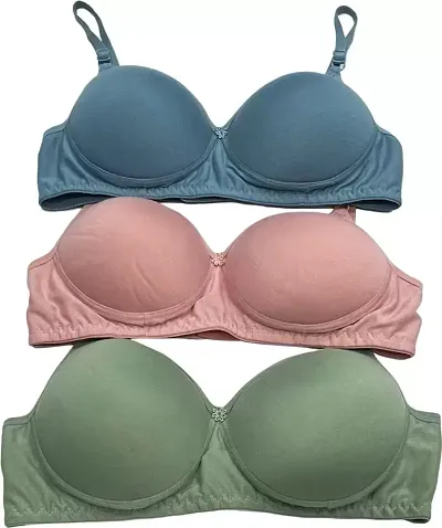 Pack Of 3 Padded Bra Combo For Women