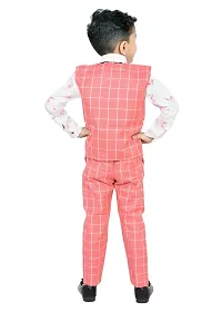 Fabulous Pink Cotton Solid Shirts with Jeans For Boys-thumb1