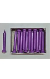 Taper Candle Chime Candles/ Stick Candle/ Spell Candle Set of 40 | Ritual Spell Candle | Unscented 7 Inch Long Candle (Purple)-thumb1