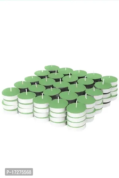 Casa Chic Paraffin Wa Stick Candles Especially Meant for Healing, Chakras, Ritual, Decoration, Lighting, Home Decor with Burning Time 3 to 4 Hours Each (Red)Pack of 50 (Green)-thumb0