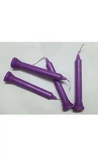 Taper Candle Chime Candles/ Stick Candle/ Spell Candle Set of 40 | Ritual Spell Candle | Unscented 7 Inch Long Candle (Purple)-thumb2