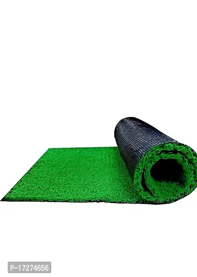 Shiv enterprises Home Decor Store Heavy Quality PVC Grass Door Mat Set (16 x 24 Inches, 40 X 60 cm, Green, Weight 800 g) (Pack of 2)-thumb4