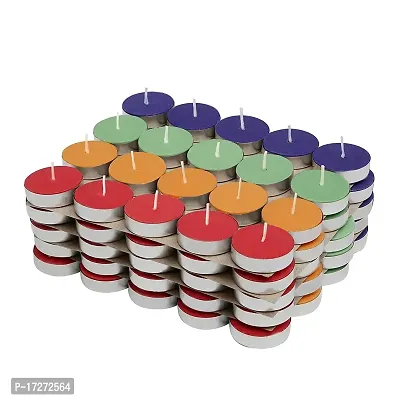 Casa Chic Colored Wax Tealight Candles (Unscented)