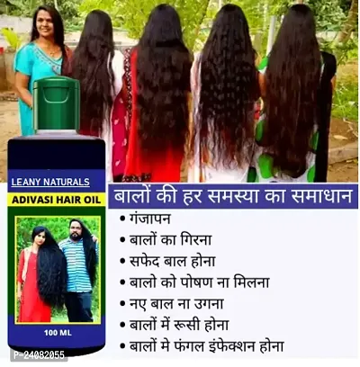 Leany Naturals Adivasi Natural Jadibuti Hair Oil For Hair Growth Hair Oil-(300ML)  (3 Items in the set)-thumb3